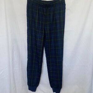 Cat & Jack Kids Blue and Green Plaid Pants
